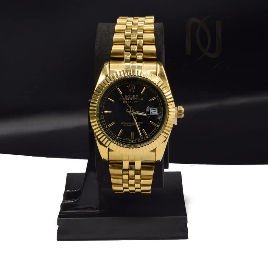 ساعت مردانه rolex طلایی تک موتوره wh-n313