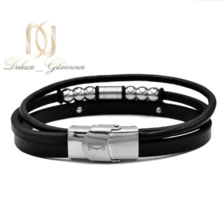 دستبند چرم مردانه CARTIER جدید BR-N39